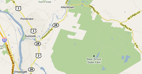 map of Allenstown