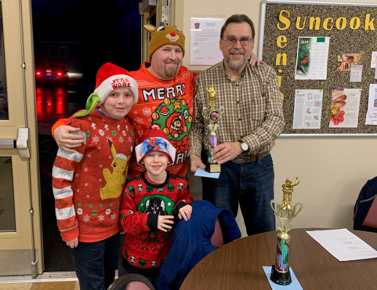 Christmas winner - Ouellette family