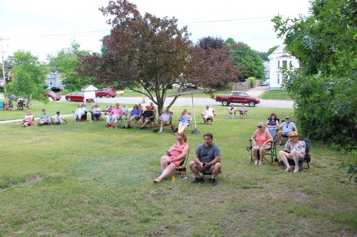 Green Heron Concert audience 0371