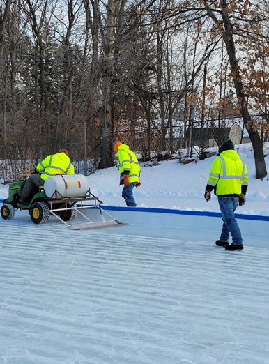 Zamboni in action Jan. 12, 2022